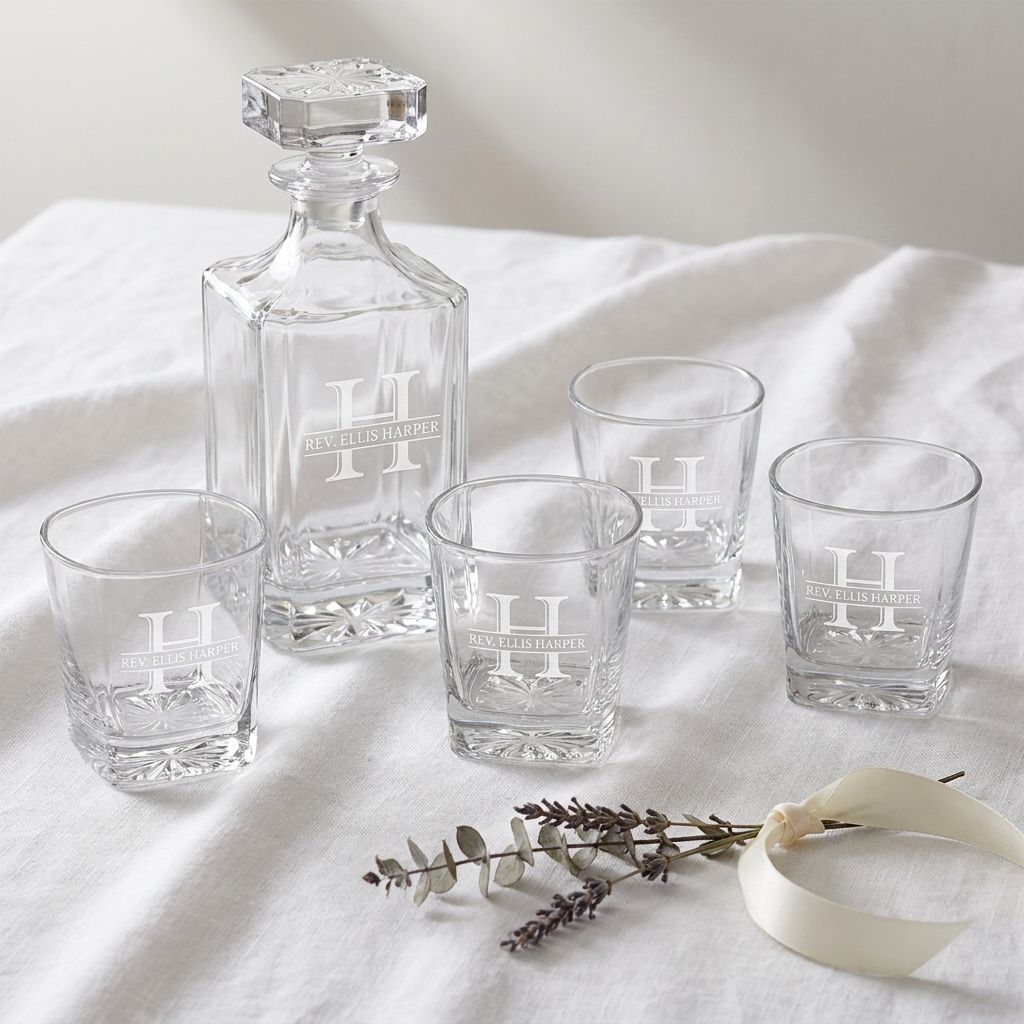 Officiant Whiskey Decanter Set