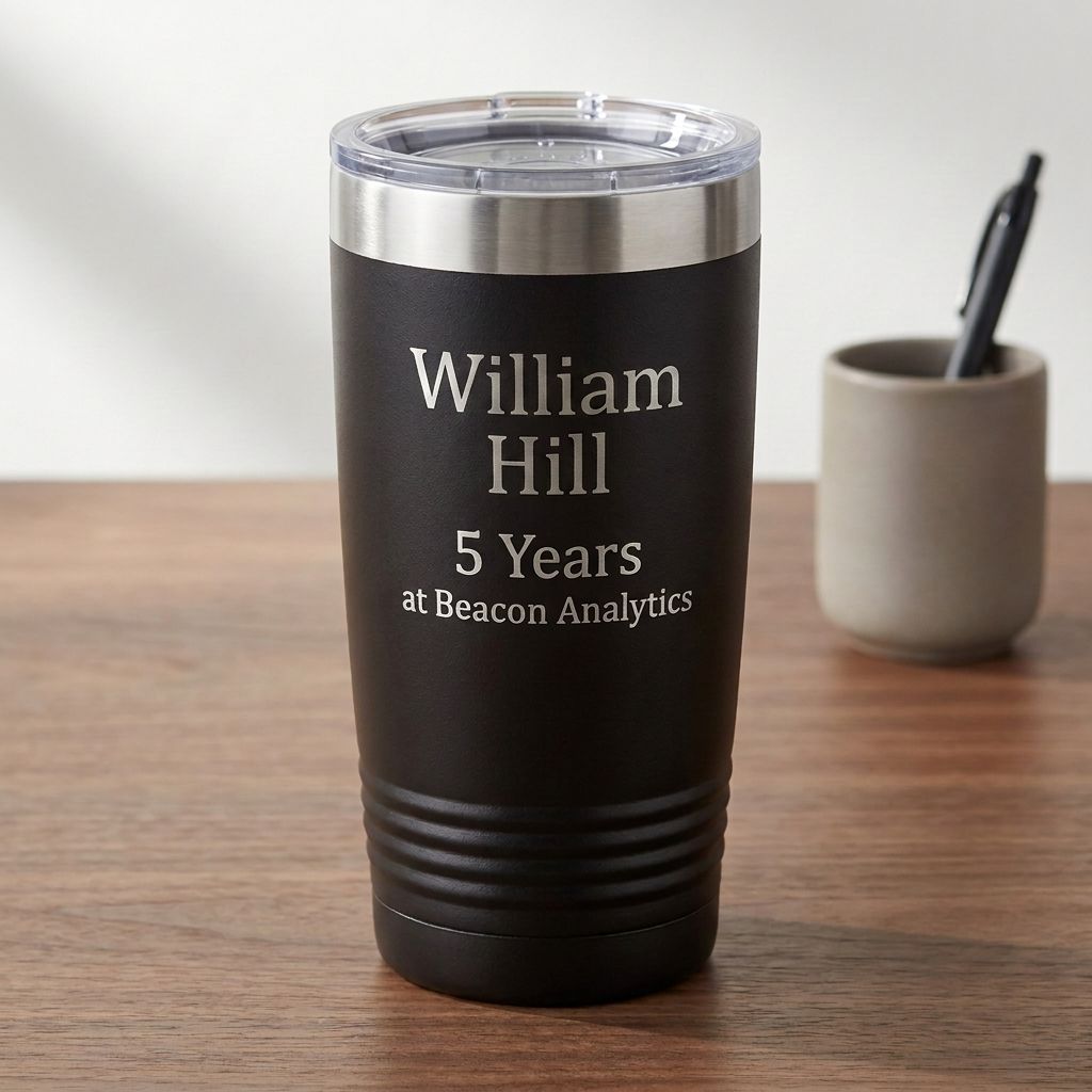 Company Anniversary Tumbler (1-Year, 5-Year, 10-Year)