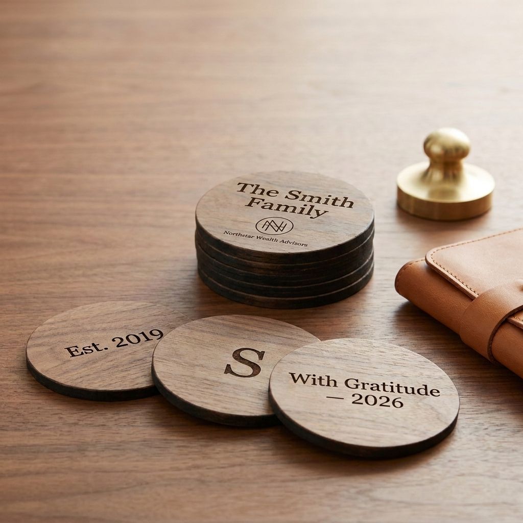 Year-End Client Appreciation Coaster Set