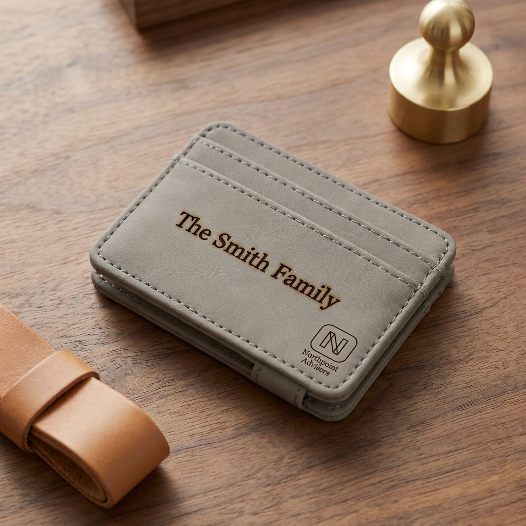 Engraved Money Clip or Card Wallet