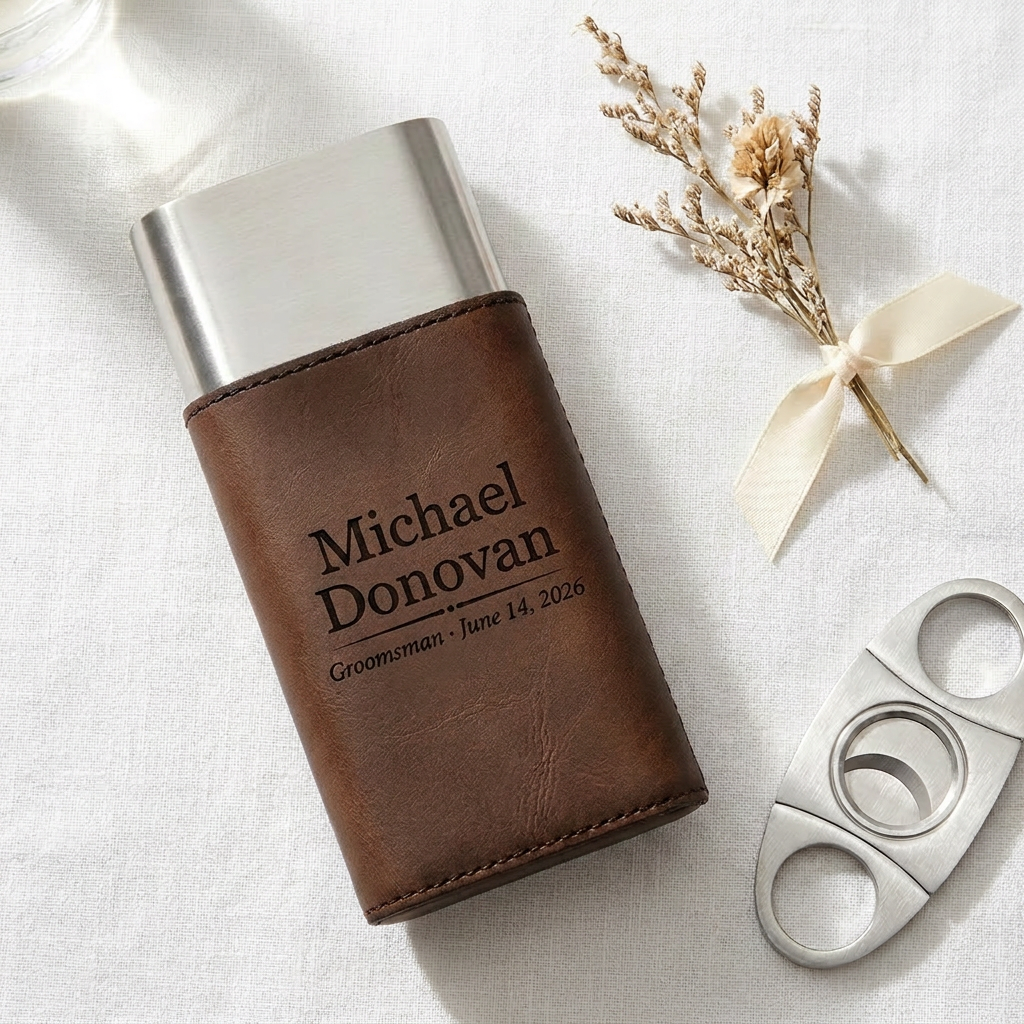 Custom Engraved Cigar Case
