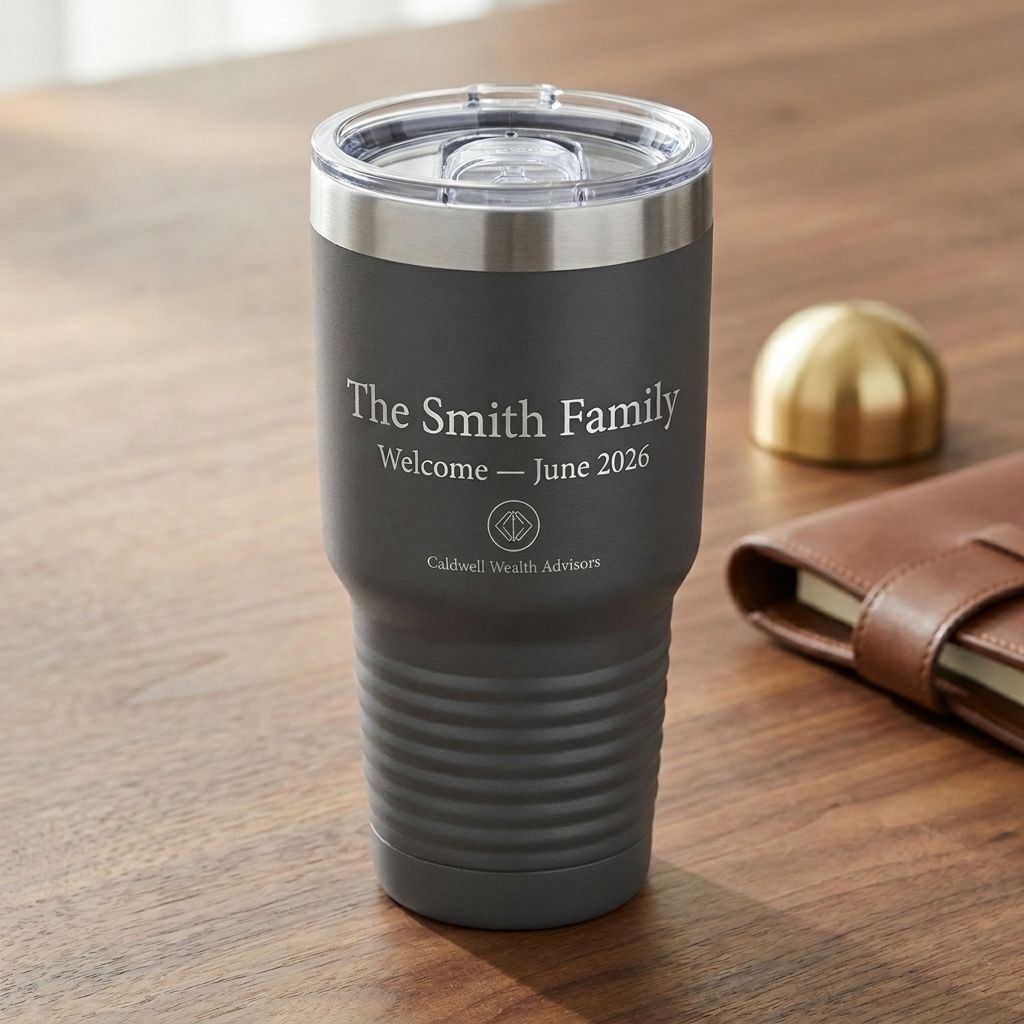 "Welcome to the Firm" New Client Tumbler