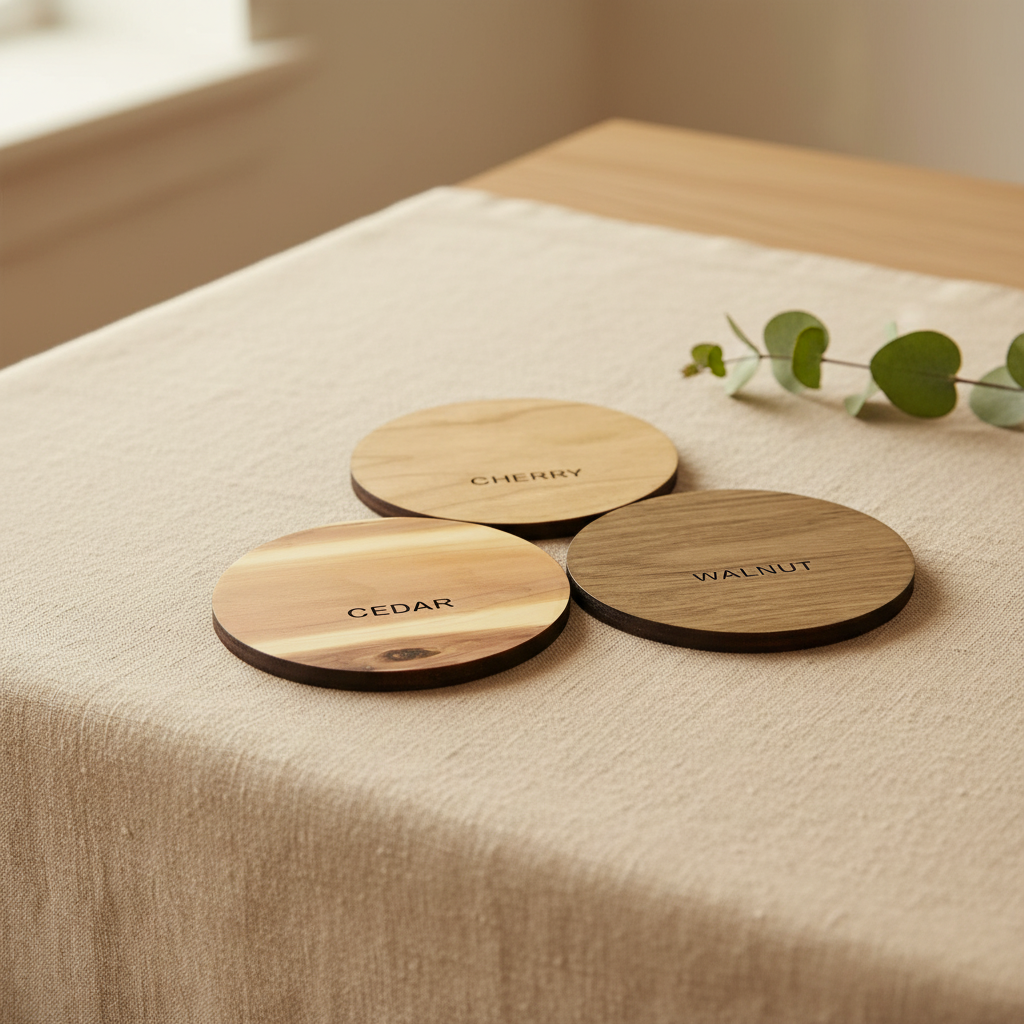 Austin Texas Solid Wood Coasters