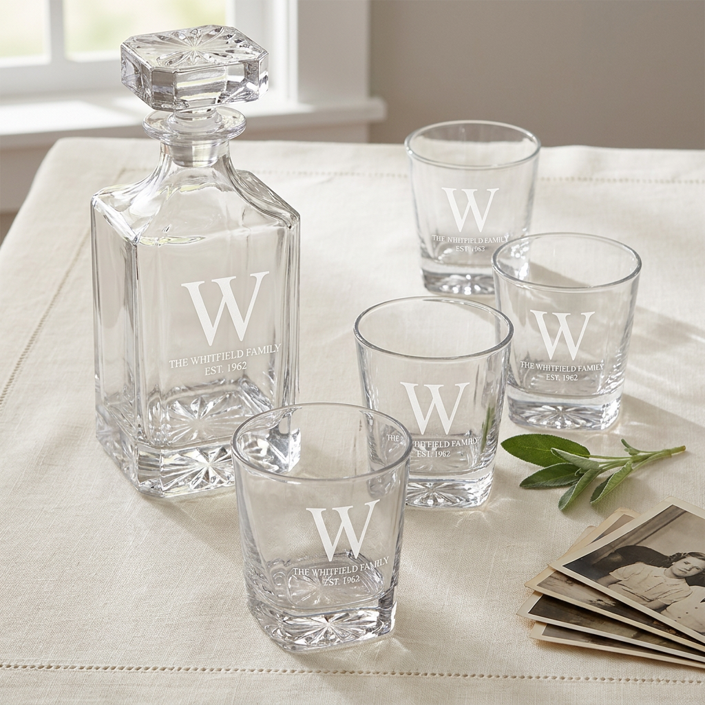 Family Patriarch / Matriarch Decanter Set