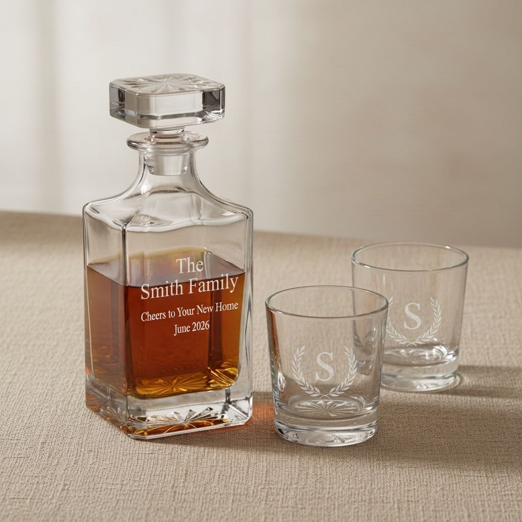 Closing Day Whiskey Decanter Set