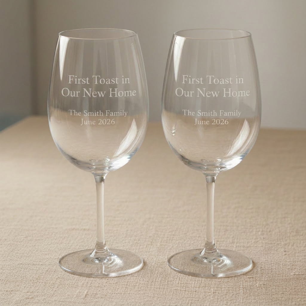 First Toast Wine Glass