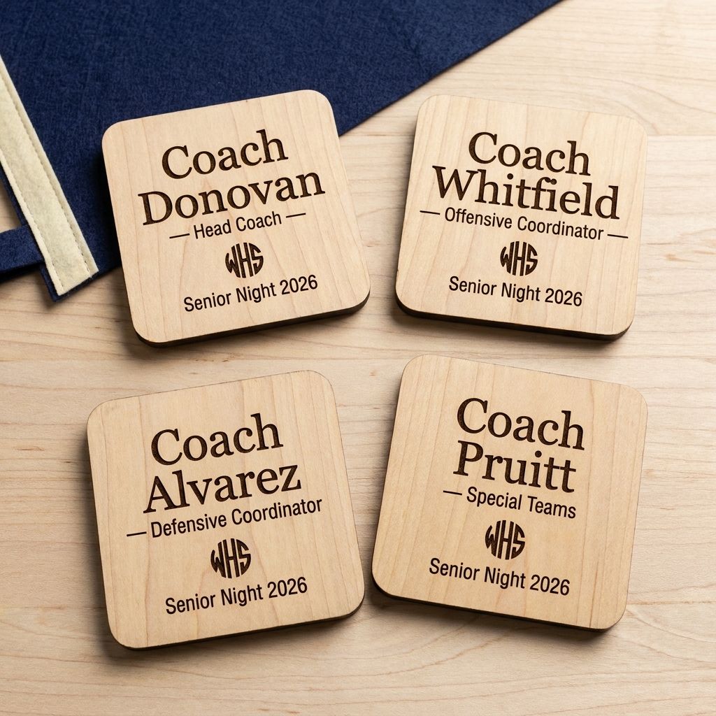 Coaching Staff Coaster Set