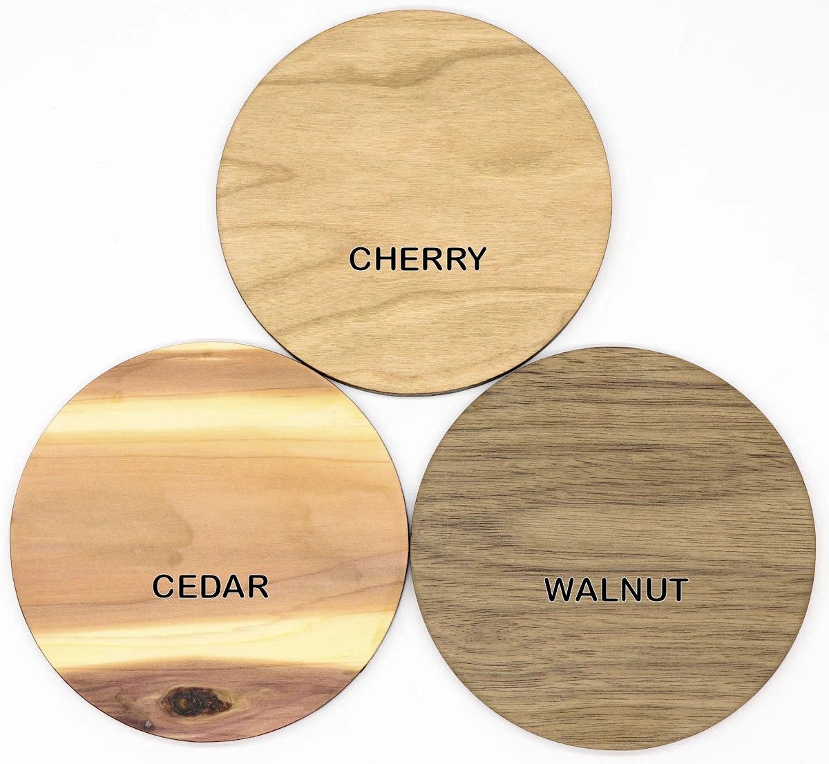Nashville Tennessee Solid Wood Coaster Set