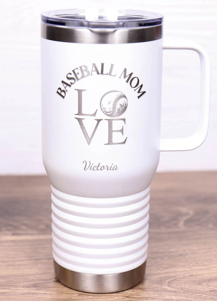 Travel Mug 20 oz. Vacuum Insulated Tumbler with Slider Lid - Sports