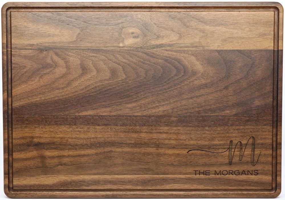Walnut Cutting Board - Family