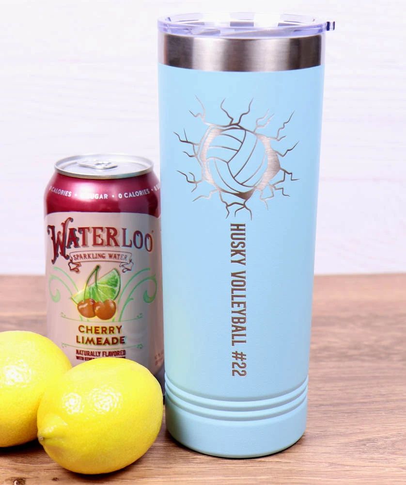 Skinny 22 oz. Vacuum Insulated Tumbler with Slider Lid - Sports