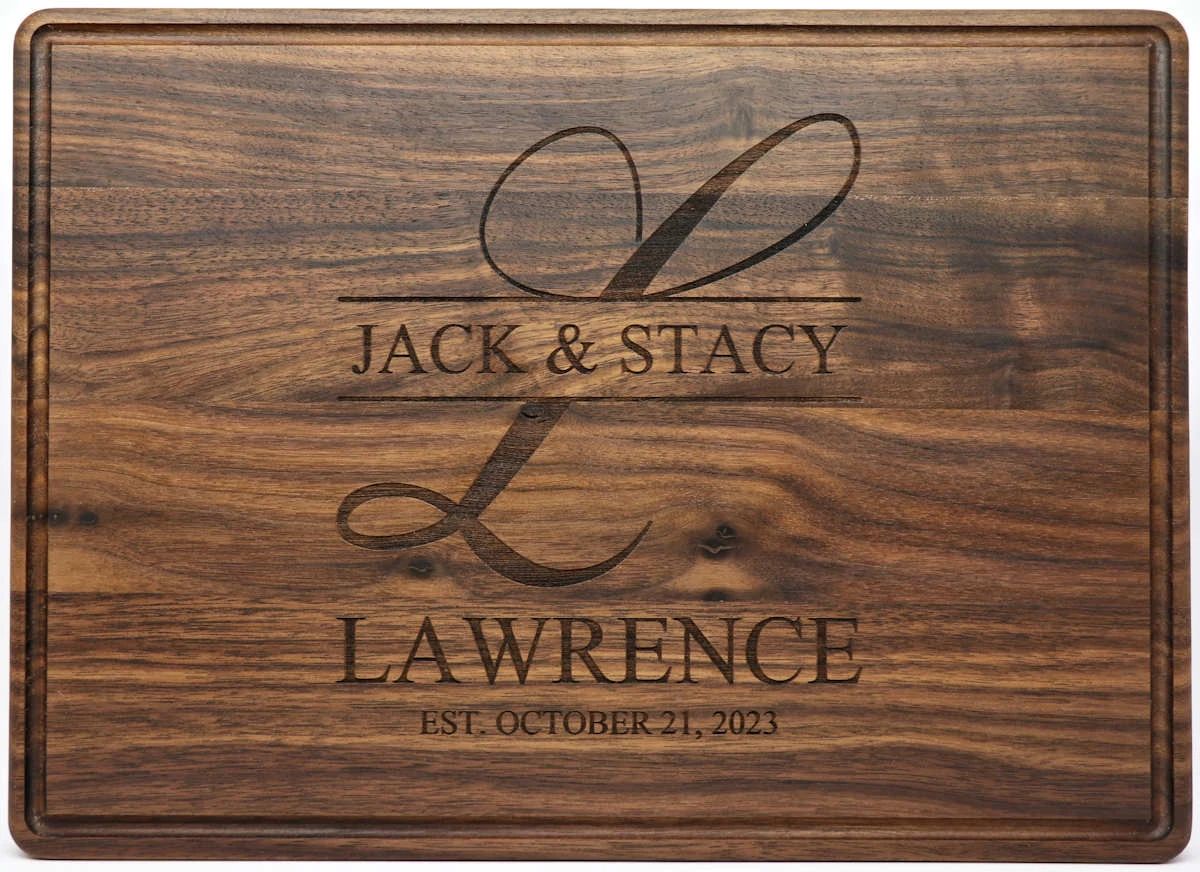 Walnut Cutting Board - Couples
