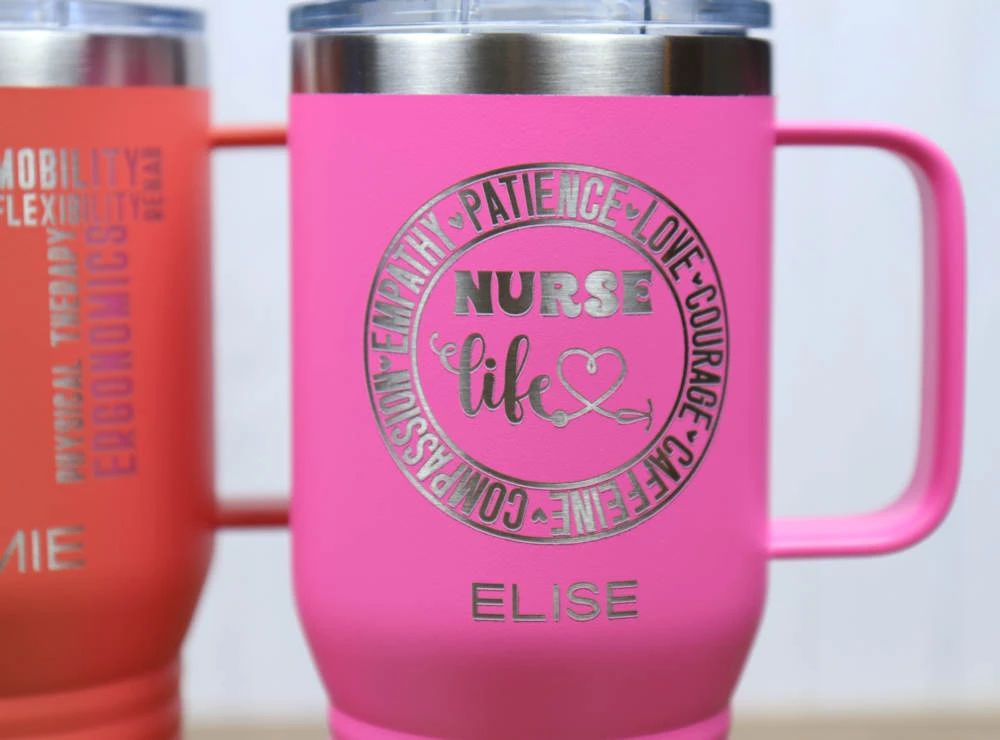 Travel Mug 20 oz. Vacuum Insulated Tumbler with Slider Lid - Occupation