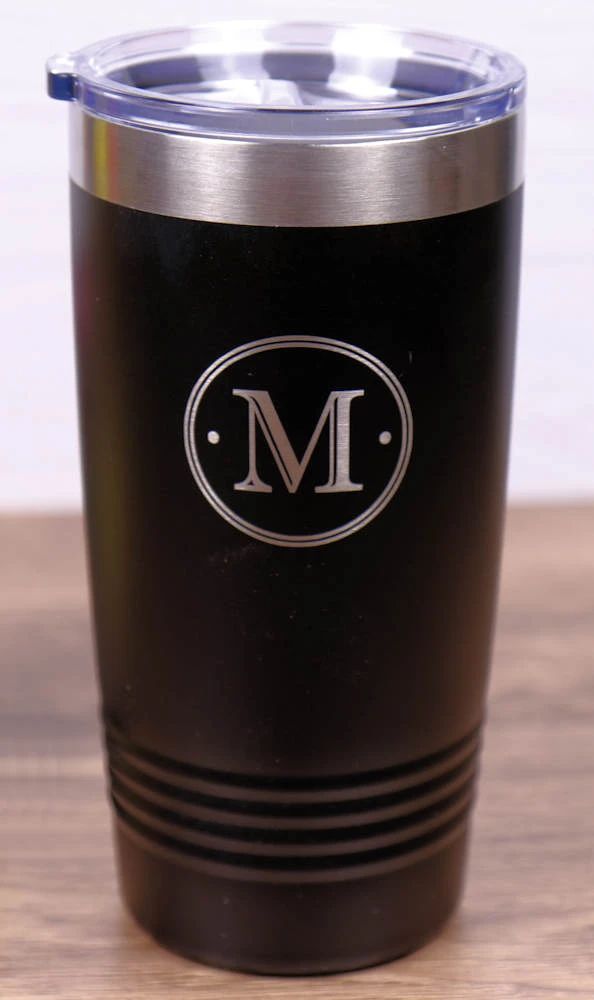 20 oz. Vacuum Insulated Tumbler with Slider Lid - Monogram