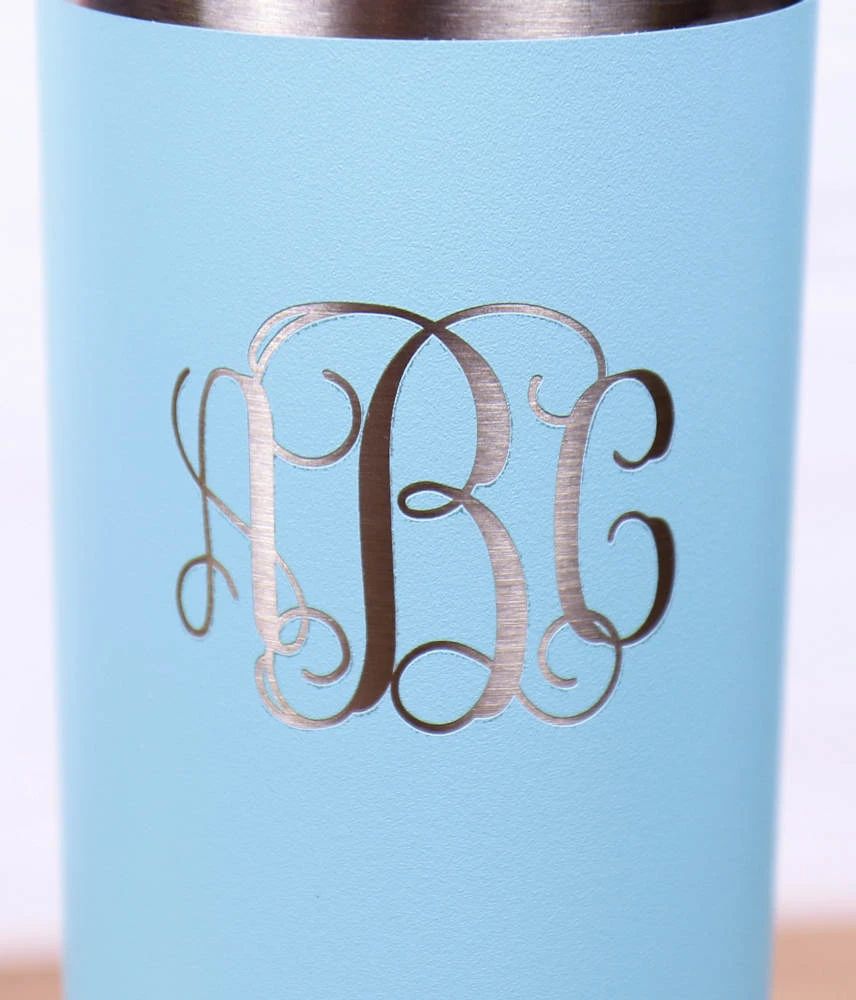 Skinny 22 oz. Vacuum Insulated Tumbler with Slider Lid - Monogram