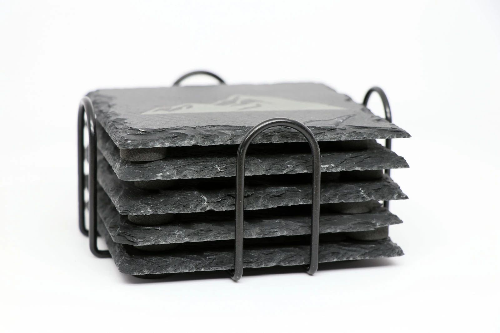 Working Skulls Coaster Set - Square Slate